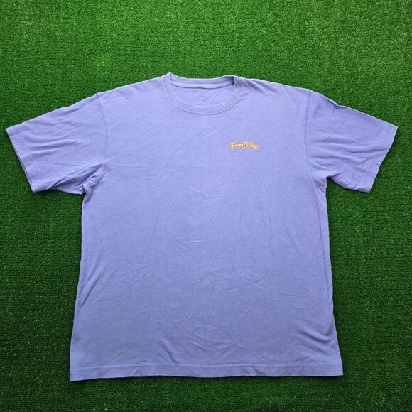 Tommy Bahama Tshirt Men XL Blue Commander in Chef BBQ Grill Summer‎ Beach Casual - Picture 3 of 8